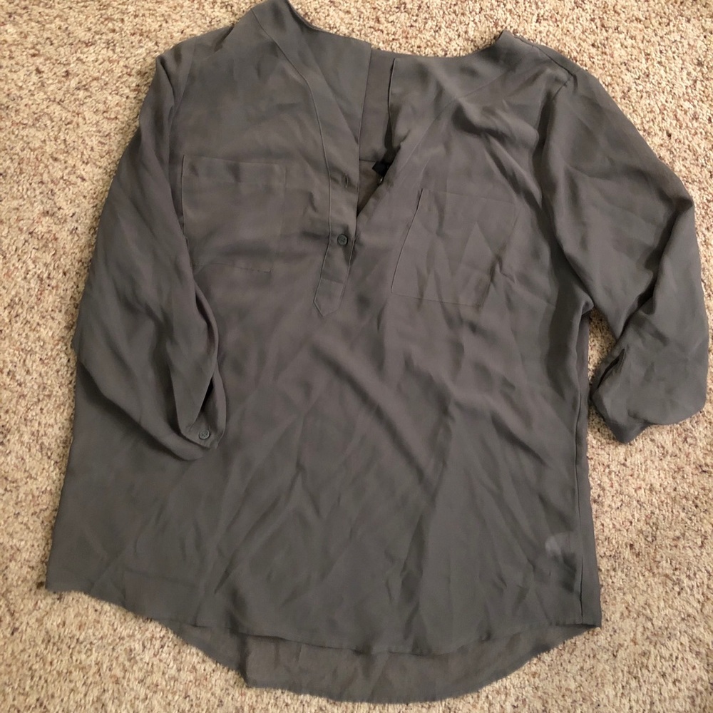 Olive green blouse